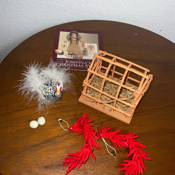 American Girl Josefina’s Red Chilesand Chicken Decor Set